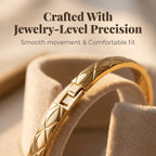 Classic Luxury Textured Bracelet—Elegant everyday jewelry designed for the transformed you.