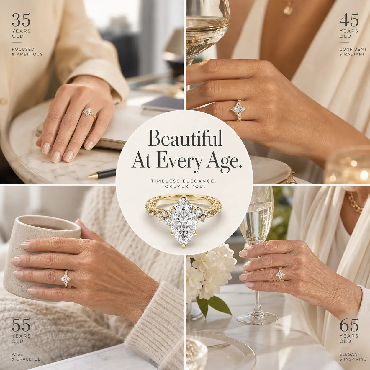 🔥90% OFF Last Day Sale Vintage Marquise Statement Ring – Timeless Elegance for Every Occasion
