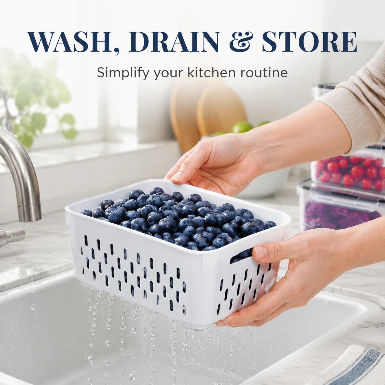 Large Fruit Containers — The Simple Secret To A Cleaner, Fresher Fridge