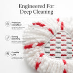 Premium Microfiber Spin Mop Replacement Head – Deep Clean Every Corner