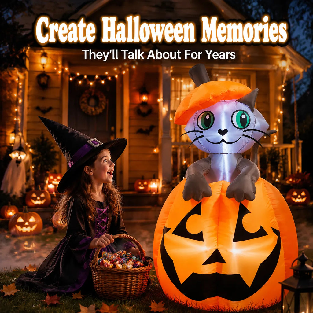 Giant Halloween Inflatable Yard Decoration – Create A Spooky Outdoor Display Everyone Loves