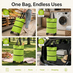Foldable Grocery Bag With Wheels -Your Everyday Shopping Helper That Carries The Heavy Loads For You-Last Day Sale-50% OFF🔥