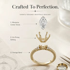 🔥90% OFF Last Day Sale Vintage Marquise Statement Ring – Timeless Elegance for Every Occasion