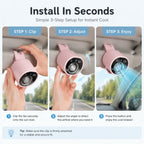 360° Car Vent Cooling Fan with LED Display
