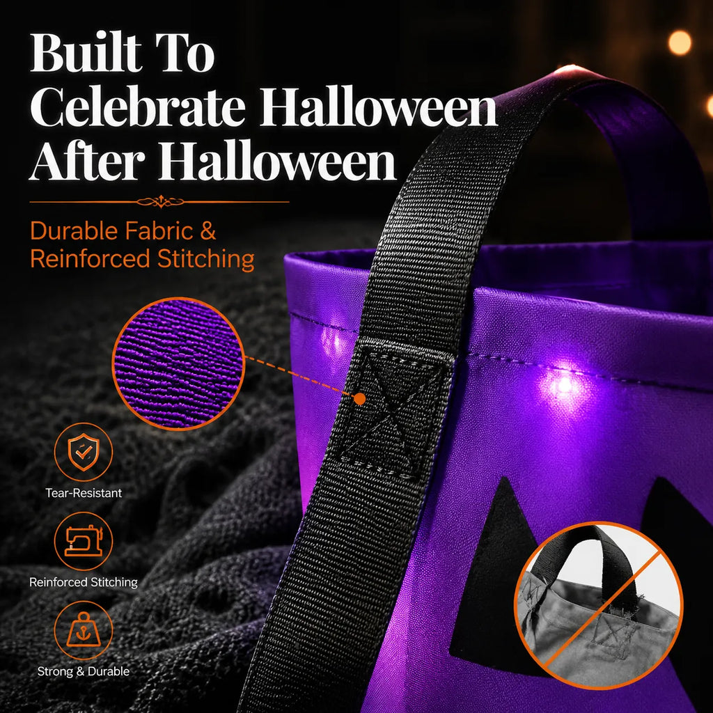 Reusable Halloween Treat Bags That Make Every Trick-or-Treat Moment More Magical-Last Day Sale-50% OFF🔥