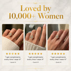 The Empress Marquise Silhouette Ring — Finger-Lengthening 4mm Comfort Band