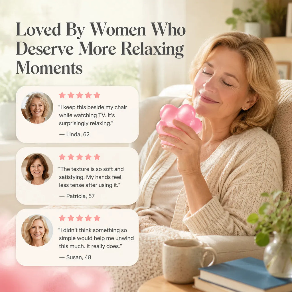 Stress-Relief Squeeze Toy—A soft, slow-rebound relaxation toy for adults.