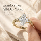 🔥90% OFF Last Day Sale Vintage Marquise Statement Ring – Timeless Elegance for Every Occasion
