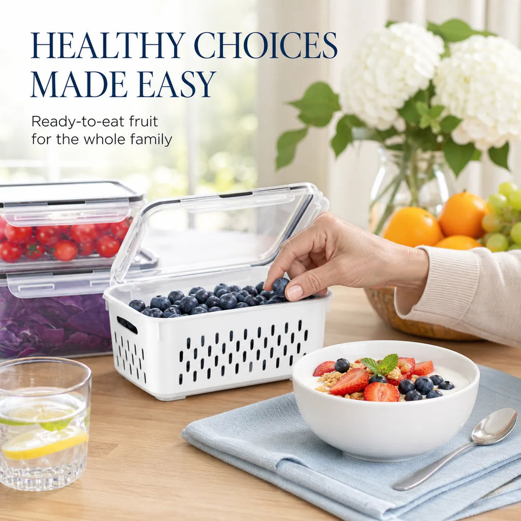 Large Fruit Containers — The Simple Secret To A Cleaner, Fresher Fridge