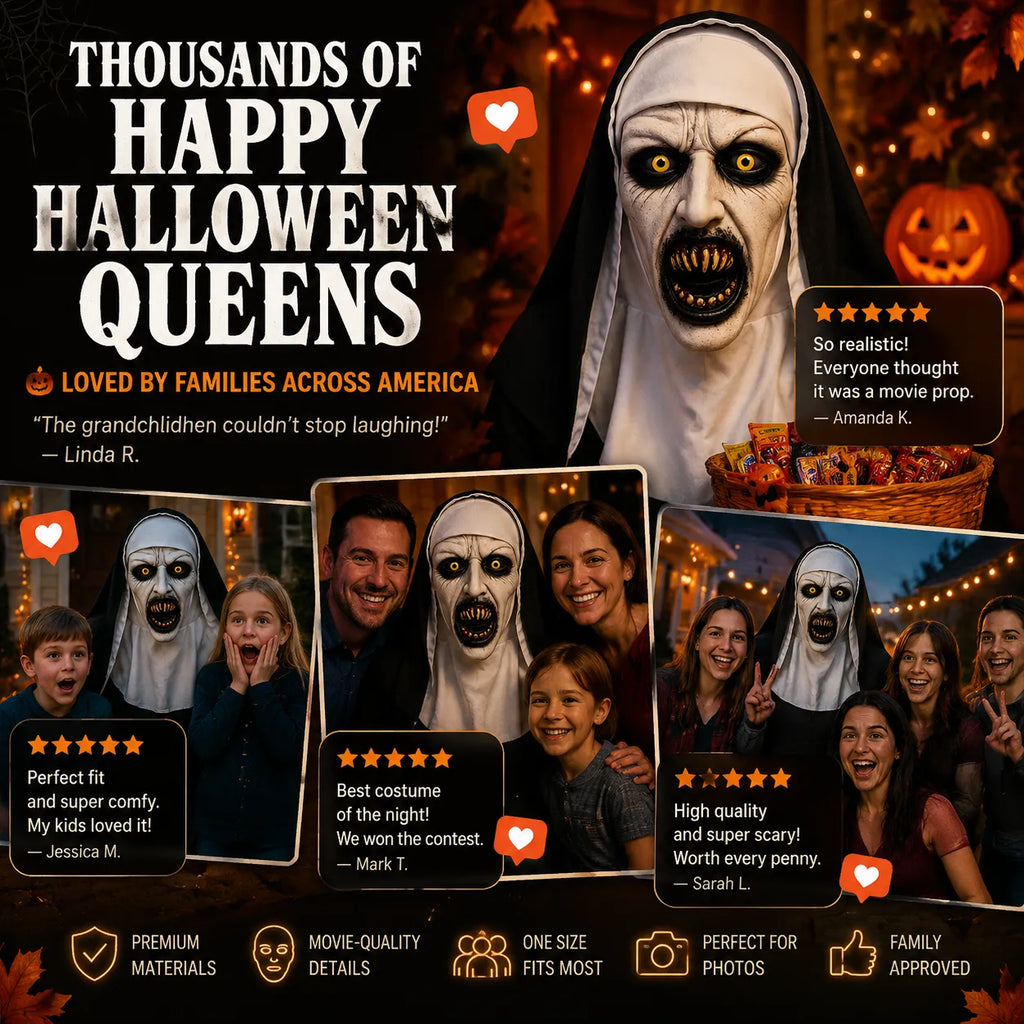 The Nun Ultimate Halloween Scare Mask – Create Unforgettable Screams Without Makeup-Last Day Sale-50% OFF🔥