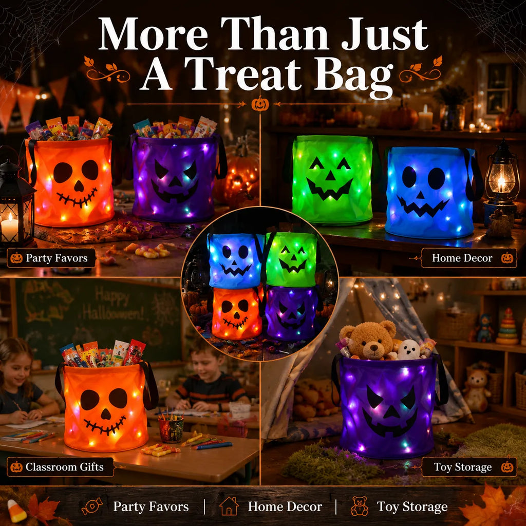 Reusable Halloween Treat Bags That Make Every Trick-or-Treat Moment More Magical-Last Day Sale-50% OFF🔥