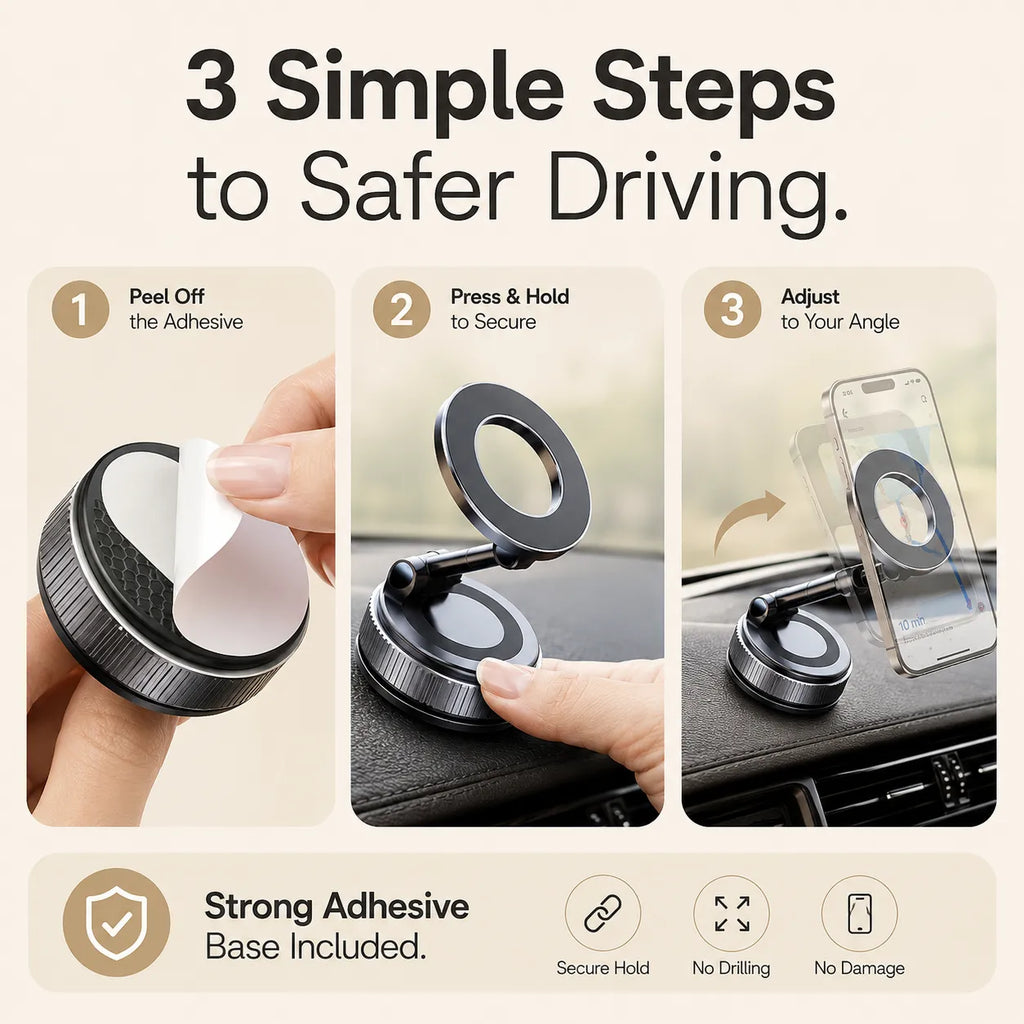 The Magnetic Phone Holder That Makes Every Drive Easier