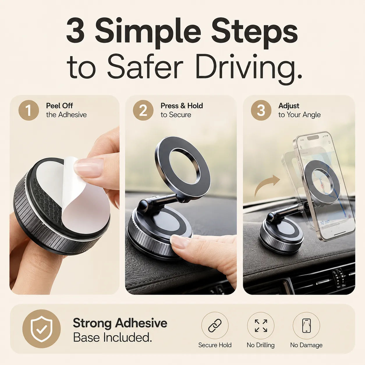 The Magnetic Phone Holder That Makes Every Drive Easier