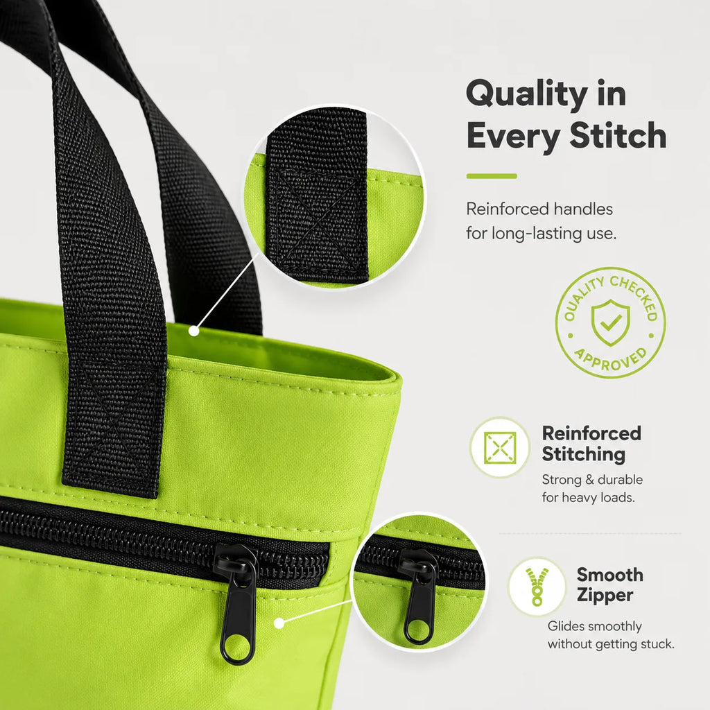 Foldable Grocery Bag With Wheels -Your Everyday Shopping Helper That Carries The Heavy Loads For You-Last Day Sale-50% OFF🔥