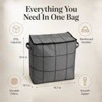 Large Quilt Storage Bag With Strong Handles — Spacious Blanket Organizer For A Cleaner Home Last Day Sale-50% OFF🔥