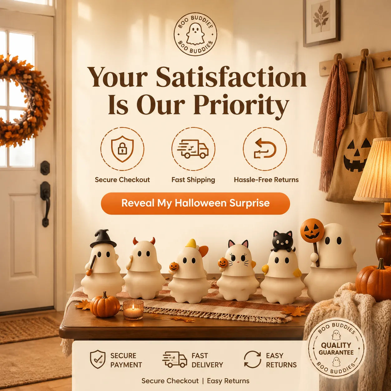 Spooky-Cute Mystery Phone Buddy & Desktop Figurine -Last Day Sale-50% OFF🔥