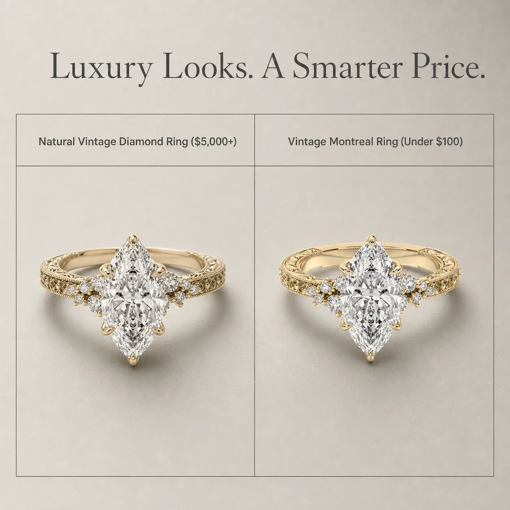 🔥90% OFF Last Day Sale Vintage Marquise Statement Ring – Timeless Elegance for Every Occasion