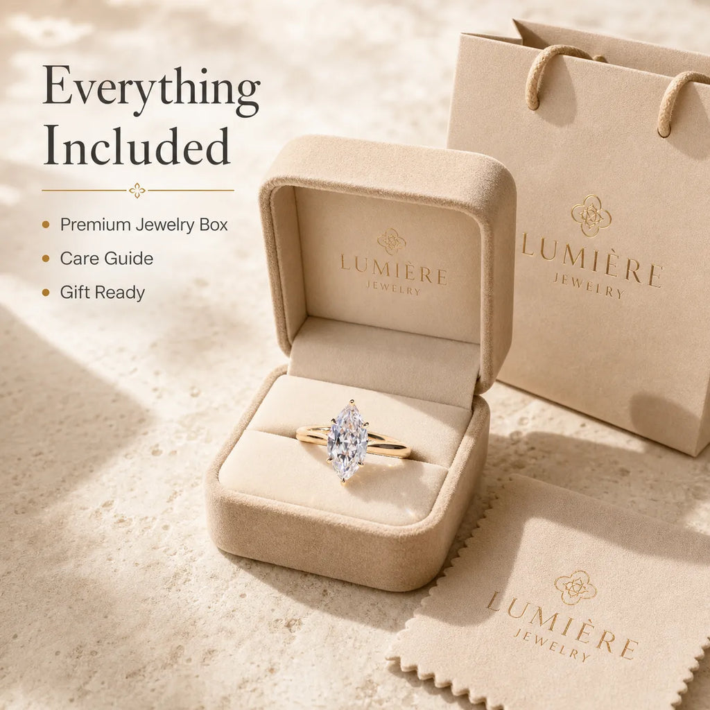 🔥90% OFF Last Day Sale Vintage Marquise Diamond Ring – Elegant Sparkle That Makes Every Hand Look Beautiful