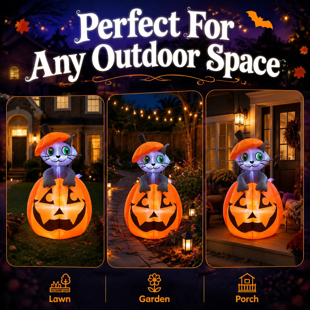 Giant Halloween Inflatable Yard Decoration – Create A Spooky Outdoor Display Everyone Loves