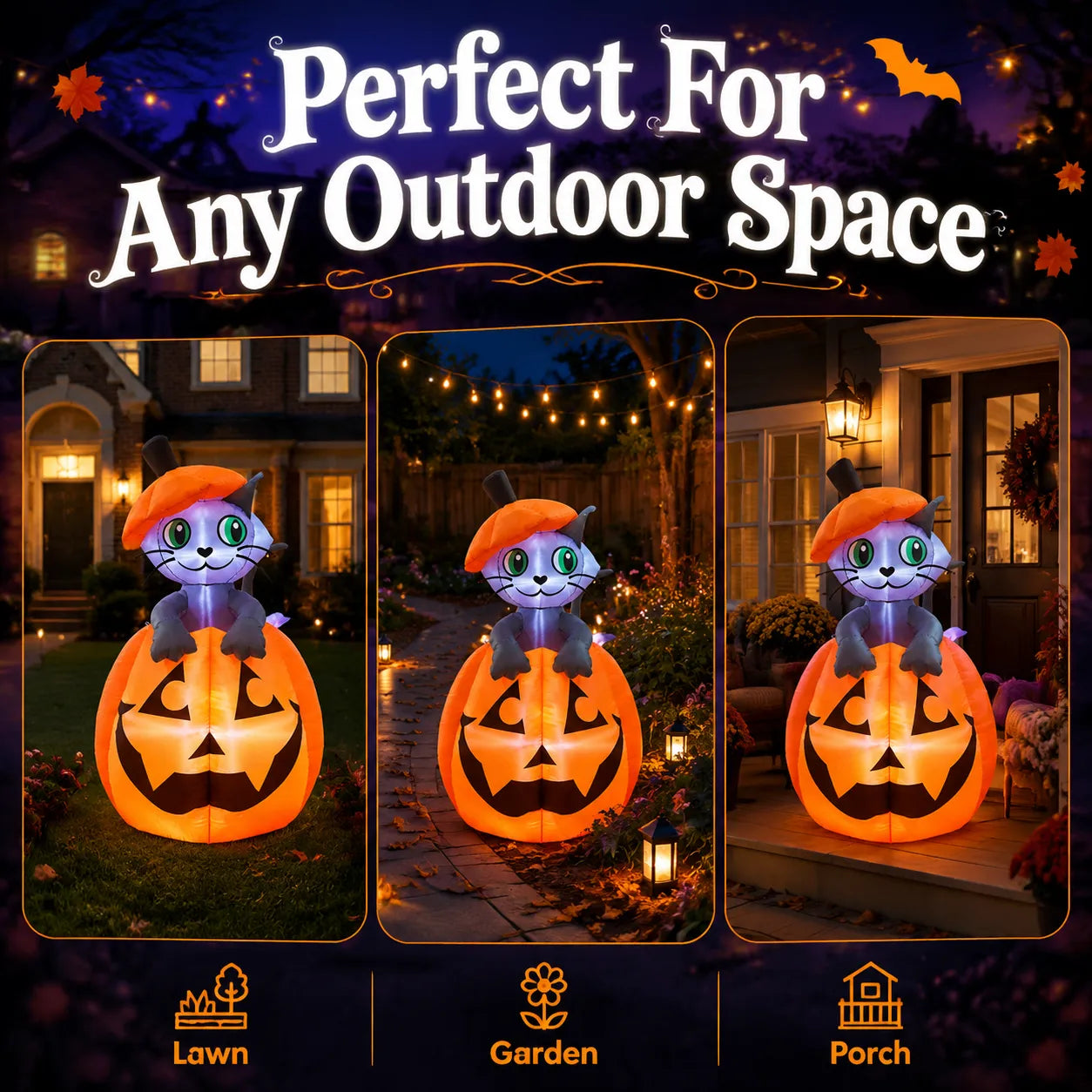 Giant Halloween Inflatable Yard Decoration – Create A Spooky Outdoor Display Everyone Loves