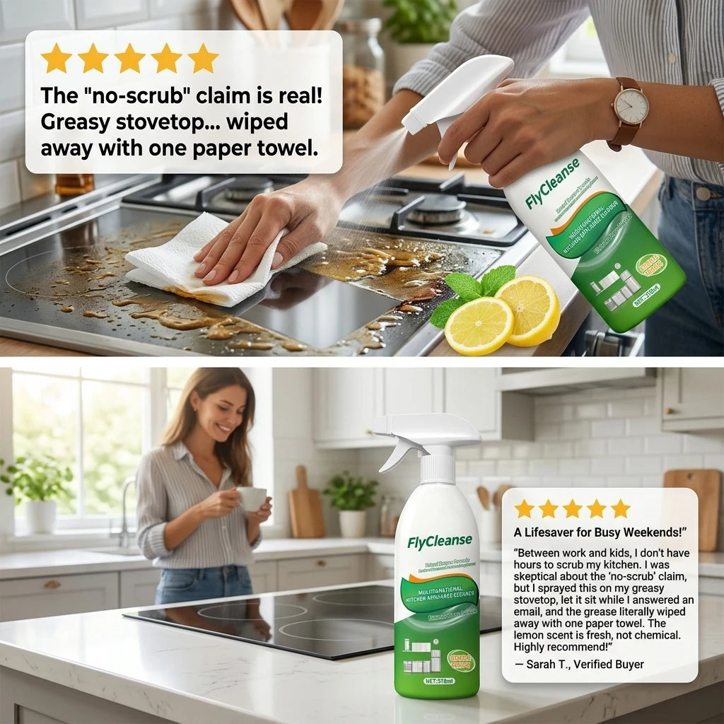 🔥50% OFF Last Day Sale | Premium All-in-One Appliance Cleaner | No-Scrub Grease Remover | Gentle Natural Formula