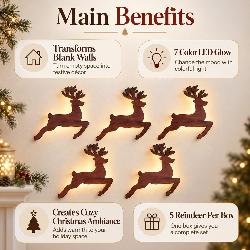 ✨Last Day 50% OFF✨ Christmas Magic Wall Decor – Create A Cozy Holiday Wonderland At Home