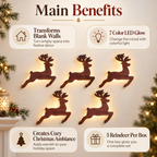 ✨Last Day 50% OFF✨ Christmas Magic Wall Decor – Create A Cozy Holiday Wonderland At Home