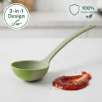 Multipurpose Flexible Silicone Spatula Spoon - Heat Resistant & Non-Scratch for Non-Stick Pans