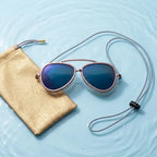 Polarized Aviator Swim Goggles – Anti-Fog, 100% Leak-Proof & Zero Eye Pressure