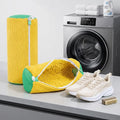 Premium Plush Microfiber Shoe Washing Bag – Shock-Absorbing, Noise-Reducing Laundry Protection for Sneakers & Washer