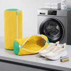 Premium Plush Microfiber Shoe Washing Bag – Shock-Absorbing, Noise-Reducing Laundry Protection for Sneakers & Washer