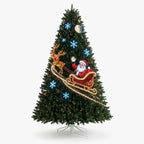 ✨Last Day 50% OFF✨ Smart LED Christmas Tree Curtain Lights | 60-Second Setup & App-Controlled Pixel Art