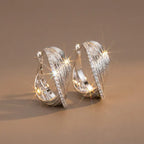 Radiant Twist Lightweight Huggie Earrings | Hypoallergenic Everyday Luxury-Last Day Sale-90% OFF🔥