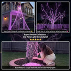 Ultra-Bright LED Waterfall Lights — Outdoor Cascading Hanging Fairy Lights with Remote-Last Day Sale-50% OFF🔥