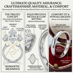 Marquise Cut Three-Stone Moissanite Ring – Effortless Elegance & Comfort Fit
