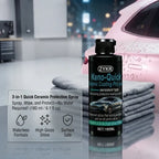 3-in-1 Quick Ceramic Spray: Instant Waterless Wash, Diamond Shine & Nano Protection for Cars & Home