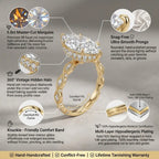 Timeless Marquise Cut Solitaire Ring | D/VVS1 Brilliant Diamond Elegance