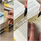 Vintage Gold Metal Bookmark with Cat Silhouette — Handcrafted Laser-Cut Page Holder & Book Clip | The Ultimate Thoughtful Gift for Book Lovers-Last Day Sale-50% OFF🔥