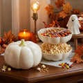 Multi-Functional Double-Layer Pumpkin Snack Container – Keeps Treats Separated & Fresh for Movie Nights