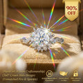 The Eternal Crown Halo Ring – Hand-Set Artisan Solitaire