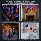 Glow-in-the-Dark Spooky Squeeze Wall Decors & Halloween Sensory Toys Bundle