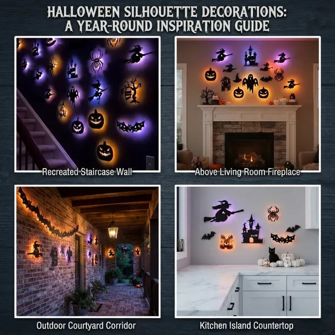 Glow-in-the-Dark Spooky Squeeze Wall Decors & Halloween Sensory Toys Bundle