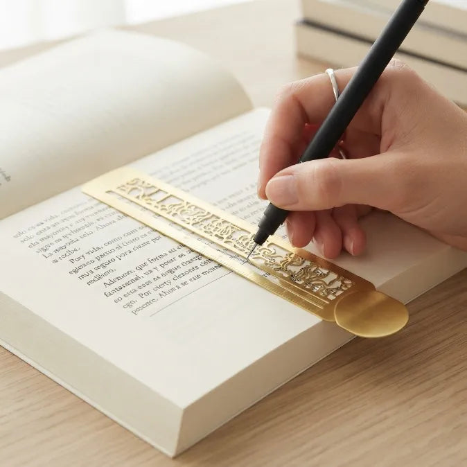 Vintage Gold Metal Bookmark with Cat Silhouette — Handcrafted Laser-Cut Page Holder & Book Clip | The Ultimate Thoughtful Gift for Book Lovers-Last Day Sale-50% OFF🔥