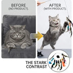 Interactive Suction Cup Flying Bird Cat Toy – 10-in-1 Hands-Free Feather Wand for Indoor Cats