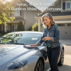 3-in-1 Quick Ceramic Spray: Instant Waterless Wash, Diamond Shine & Nano Protection for Cars & Home