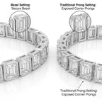 🔥 LAST DAY — 90% OFF 🔥Emerald-Cut Bezel Tennis Bracelet | 14K Gold Plated, Waterproof & Tarnish-Free Everyday Luxury
