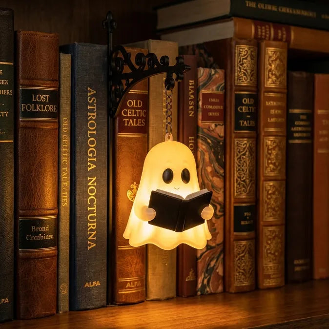 The Original Book Nook Light | Vintage Streetlight & Cozy Reading Ghost