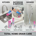 Foaming Drain Cleaner & Odor Eliminator – The 60-Second Magic Foam That Erases Hidden Sink Stinks & Hair Clogs
