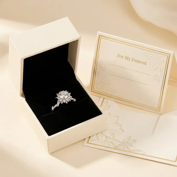 The Eternal Crown Halo Ring – Hand-Set Artisan Solitaire