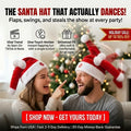 ✨Last Day 50% OFF✨ Gravity-Defying Upright Santa Hat | The Ultimate Holiday Party & Gag Hat